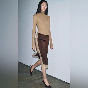 Zara lace midi skirt